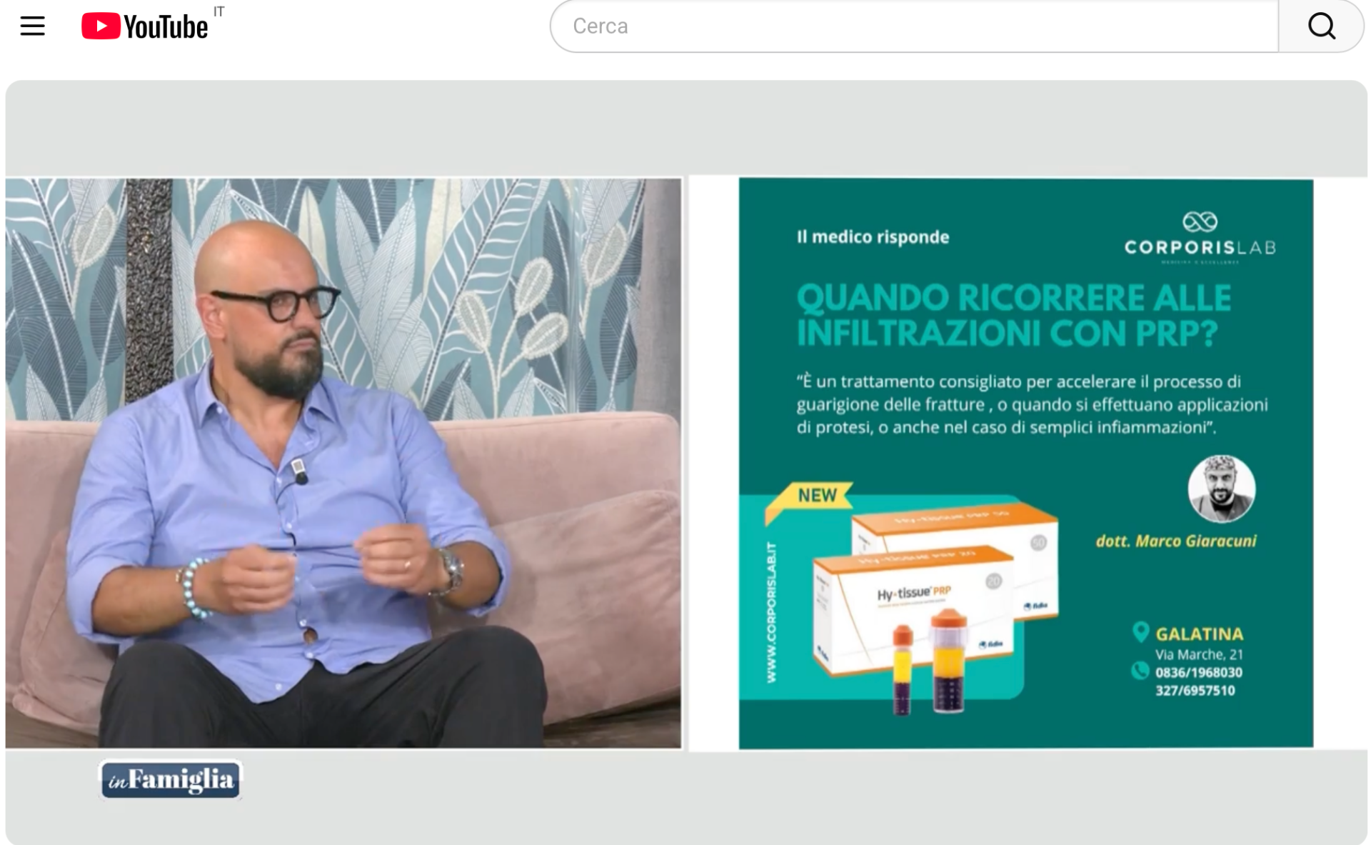 video dell'intervista